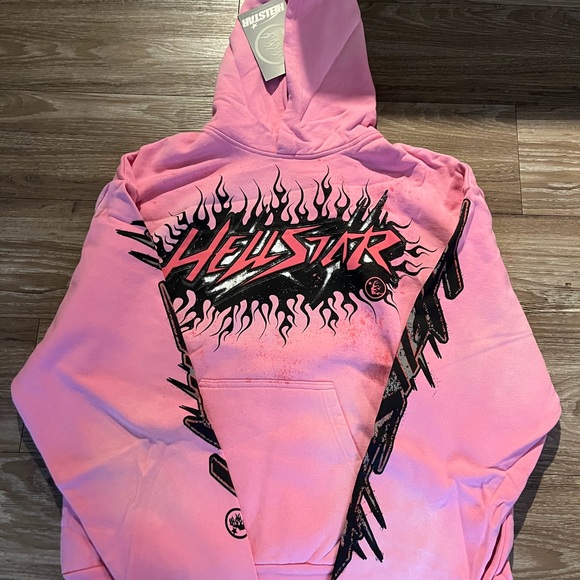Hellstar Pink Graphic Hoodie